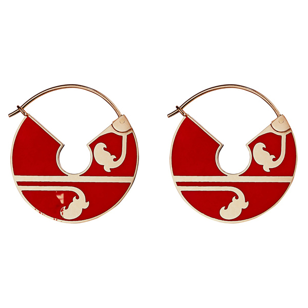 Alice Cicolini red earrings