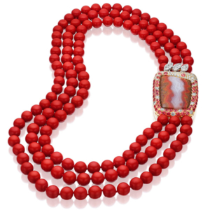Assael coral necklace