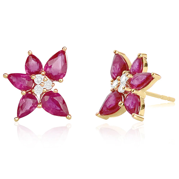 EF Collection ruby earrings
