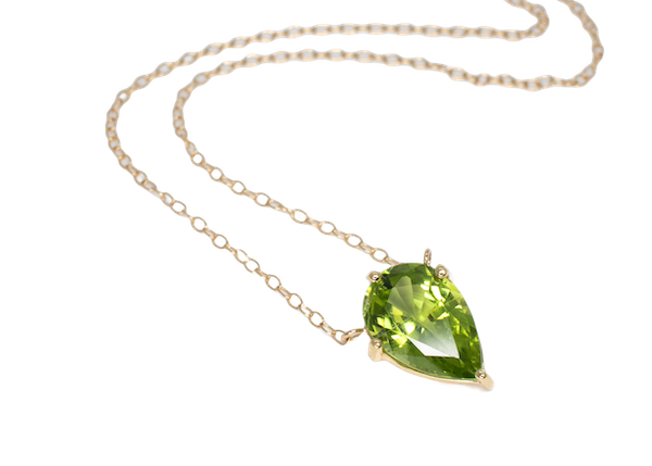 Katey Walker peridot necklace