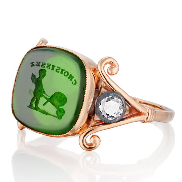 Seal Scribe Choose Love ring