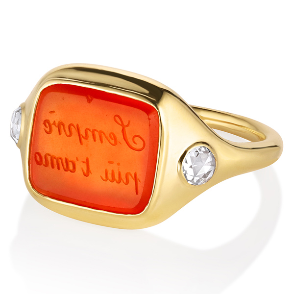 Seal Scribe I Love You Always ring