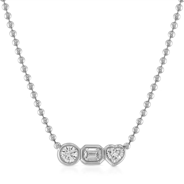 Stephanie Gottlieb bezel necklace