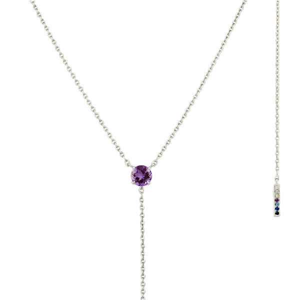 Alice Van Cal amethyst lariat