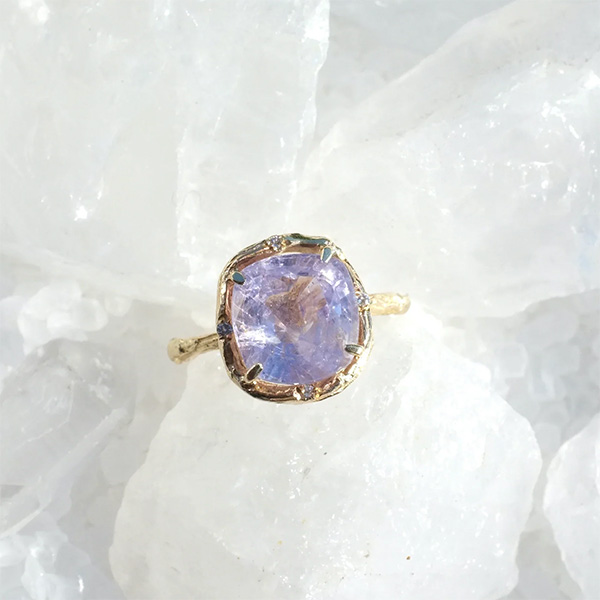 Elisabeth Bell Glacial Sapphire Ring