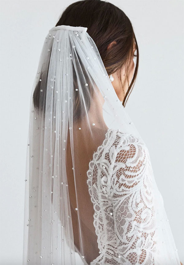 Grace Loves Lace pearl vail