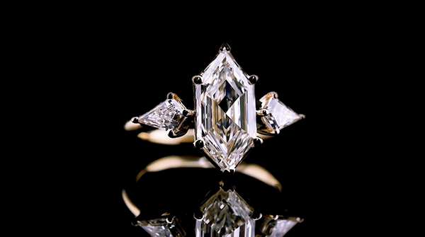 Grown Brilliance custom Dutch marquise ring