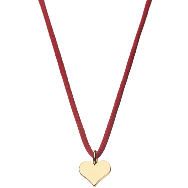 Guzema red heart choker