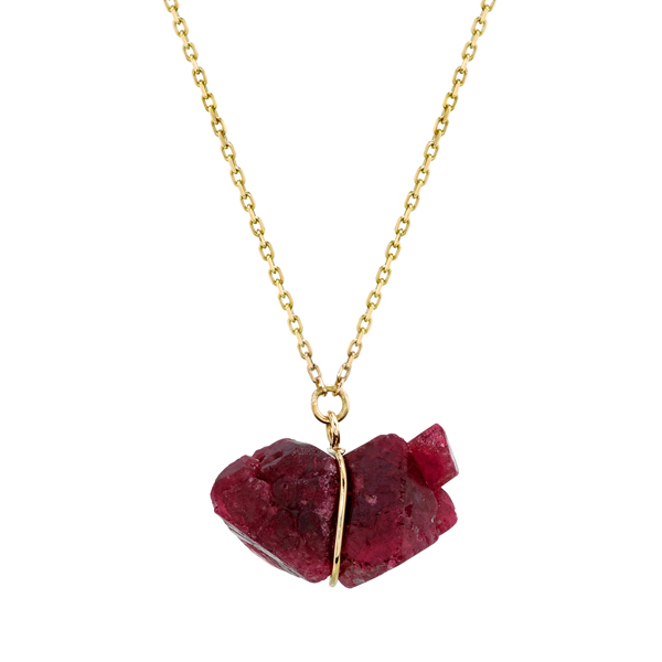 Karma El Khalil ruby necklace