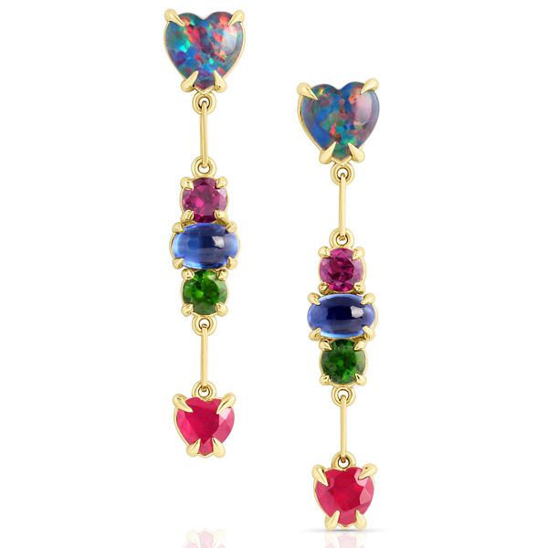 M Spalten Gemfetti earrings