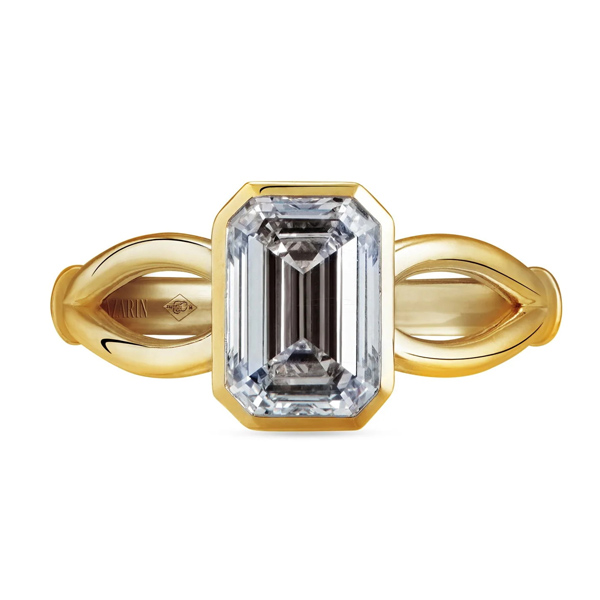 Mazarin engagement ring