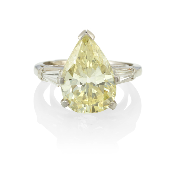 McQueen yellow diamond ring