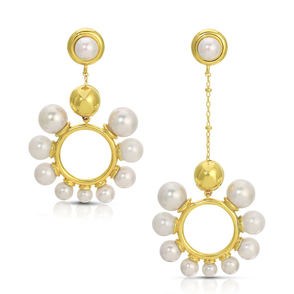 Monbouquette pearl earrings