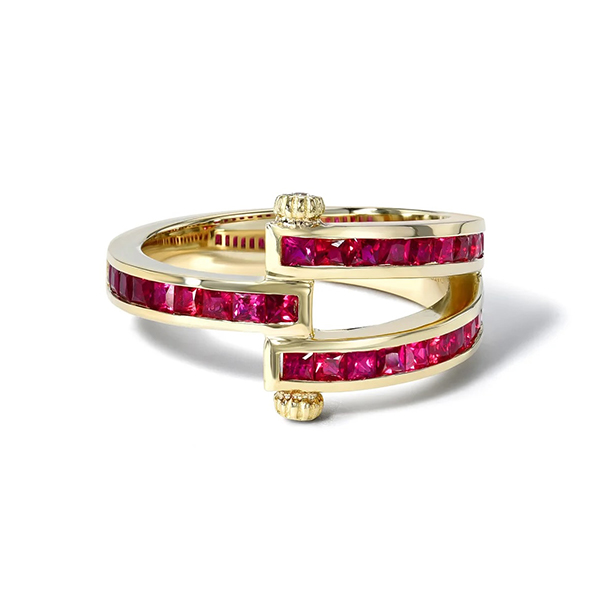 Retrouvai magna ruby ring