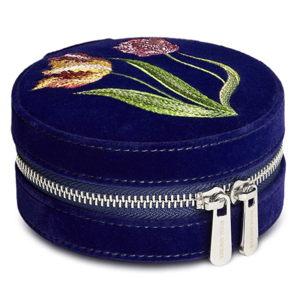 Royal Asscher Round Zip Jewelry Case