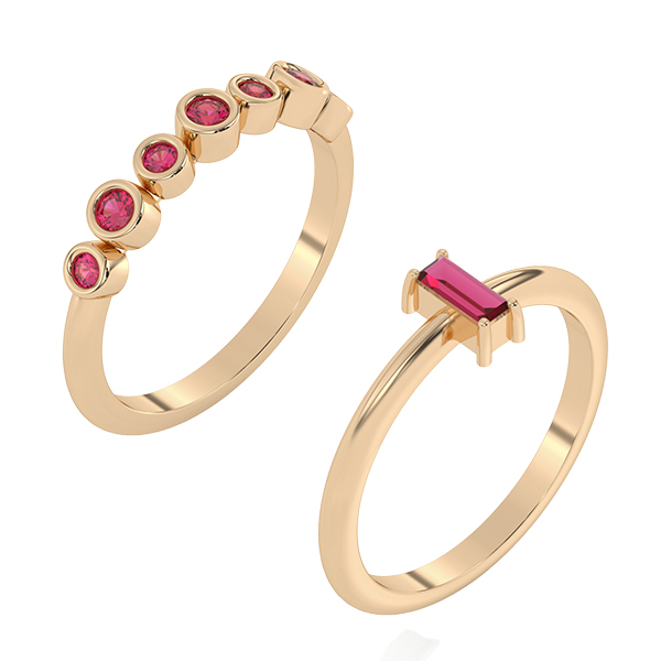 Shahla Karimi ruby rings