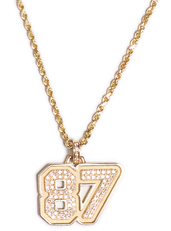 Stephanie Gottlieb varsity 87 necklace