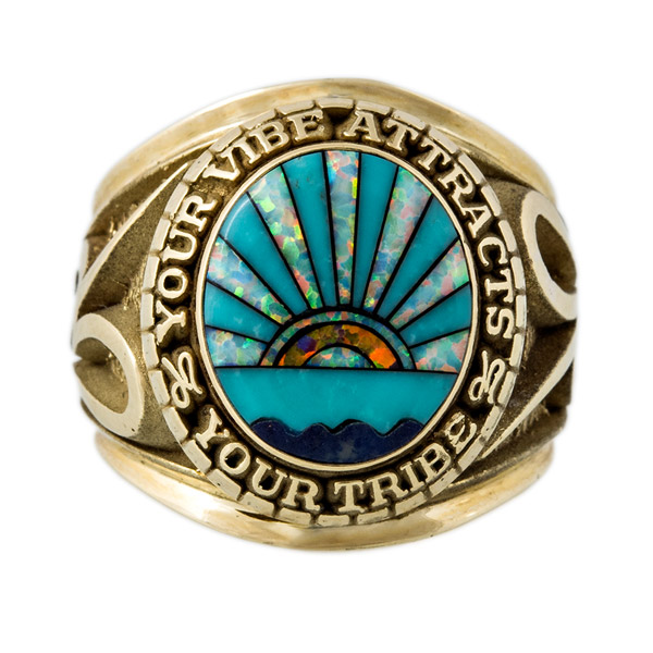 Jacquie Aiche inlay sunshine class ring
