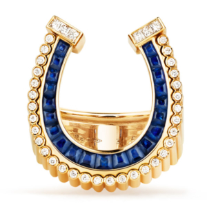 Marie Lichtenberg horseshoe ring