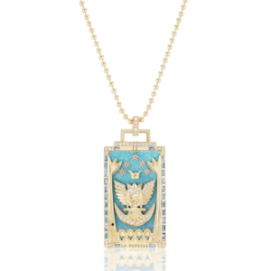 Sorellina High Priestess Tarot card necklace