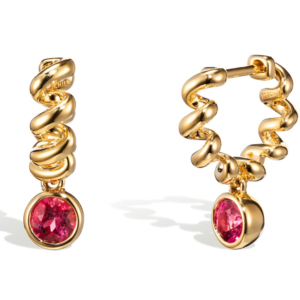 Boochier Slinkee rubellite earrings