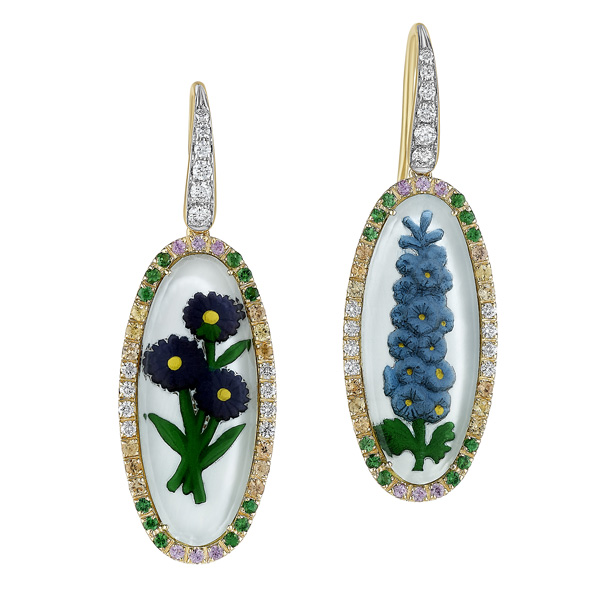 Francesca Villa Gerbera earrings