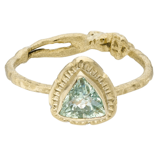 Franny E green tourmaline ring