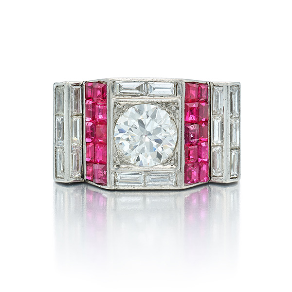 VCA art deco ring