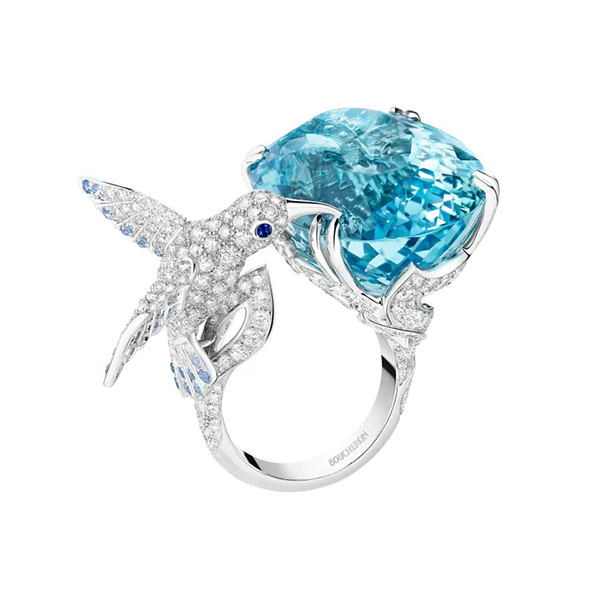 Boucheron hopi hummingbird aqua ring