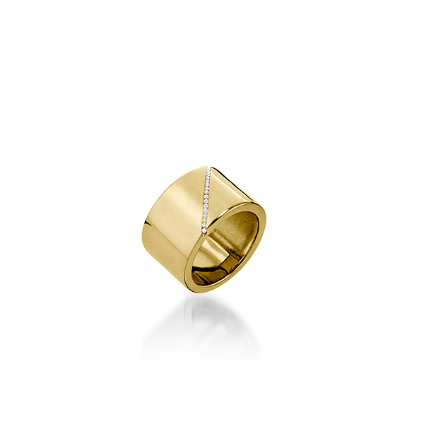 JOHN ATENCIO HAVANA DIAMOND WIDE RING