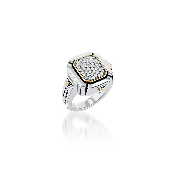 JOHN ATENCIO SAHARA PAVE DIAMOND RING