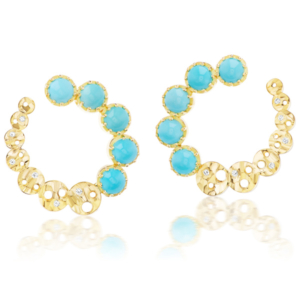 Dana Bronfman turquoise earrings