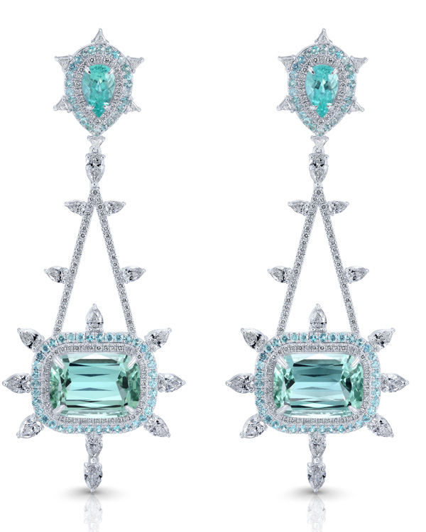 Dena Kemp paraiba earrings Dena Kemp paraiba earrings