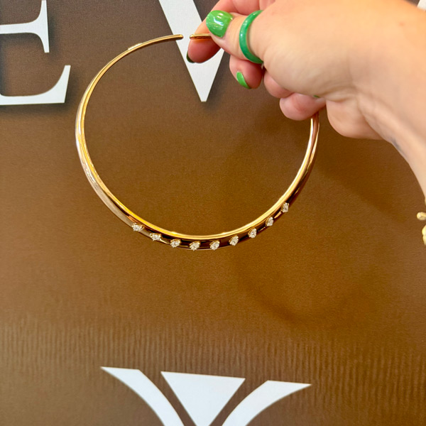 Le Vian diamond torque necklace