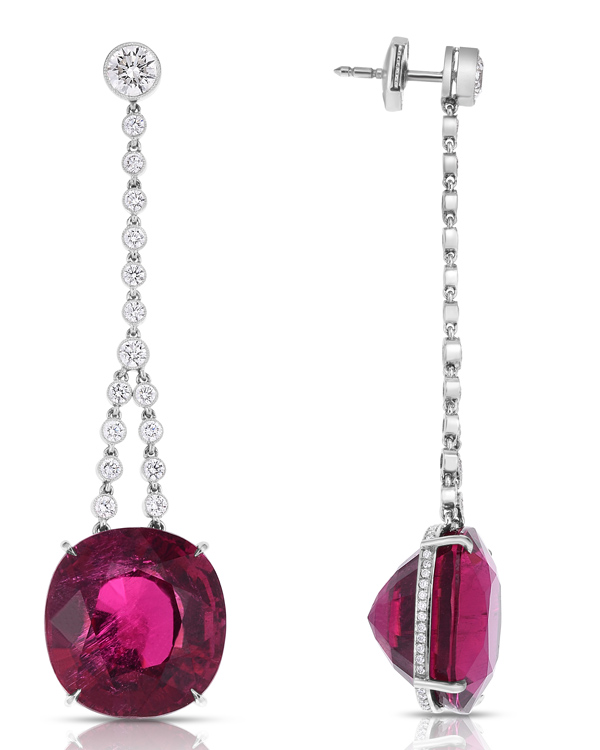 Cicada ruby earrings