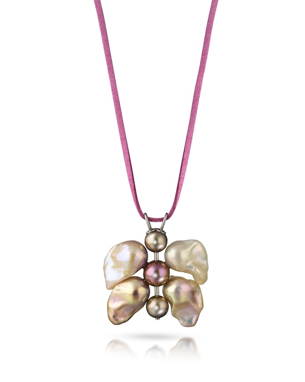 Cora Sheibani Butterfly Pearl Pendant Cora Sheibani Butterfly Pearl Pendant