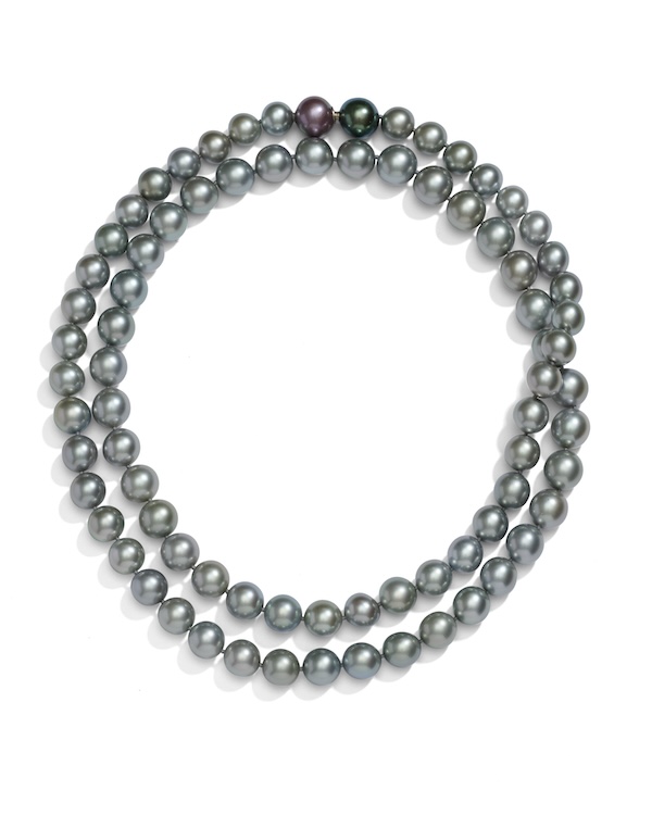 Cora Sheibani Medium Silver Double Pearl Strand Cora Sheibani Medium Silver Double Pearl Strand
