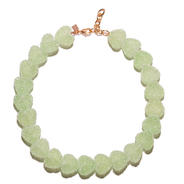 Crystal Haze Pistachio necklace