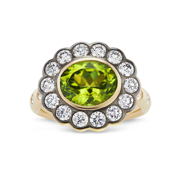 Marlo Laz pistachio ring