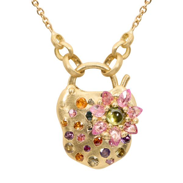 Polly Wales small Blossom padlock Polly Wales small Blossom padlock