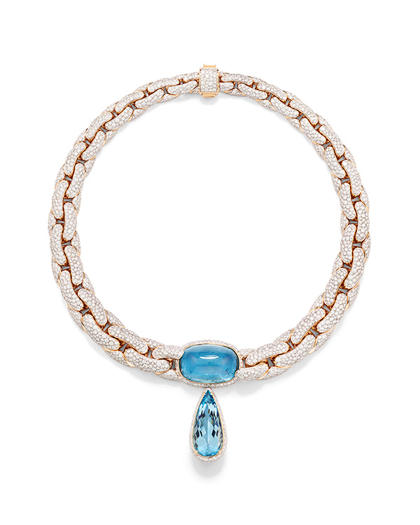 Pomellato High Jewelry Aquamarine Dream necklace