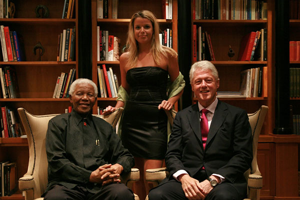 SabineRoemerNelsonMandelaBillClinton