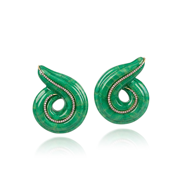 Silvia Furmanovich Kashmir green earrings Silvia Furmanovich Kashmir green earrings