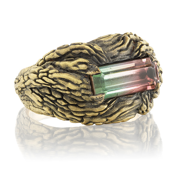 Wendy Brandes watermelon tourmaline ring