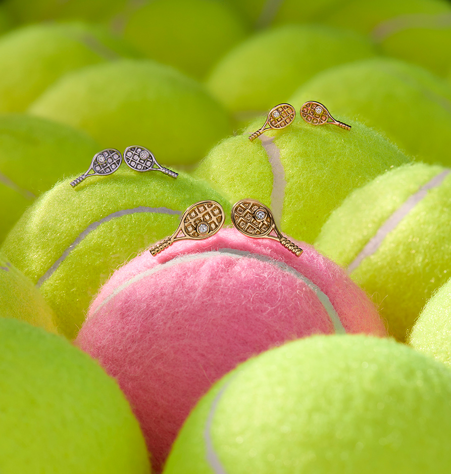 Aces by Paula Badosa 1916 Company tennis stud earrings