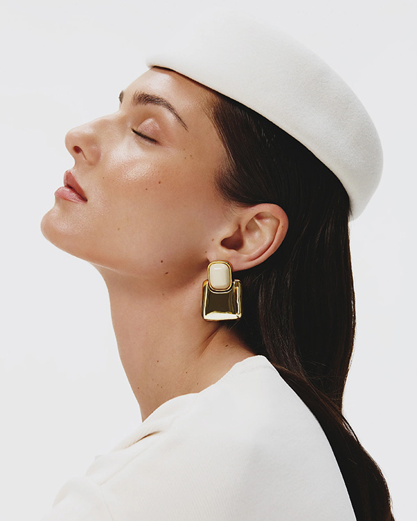 Black Suede earrings