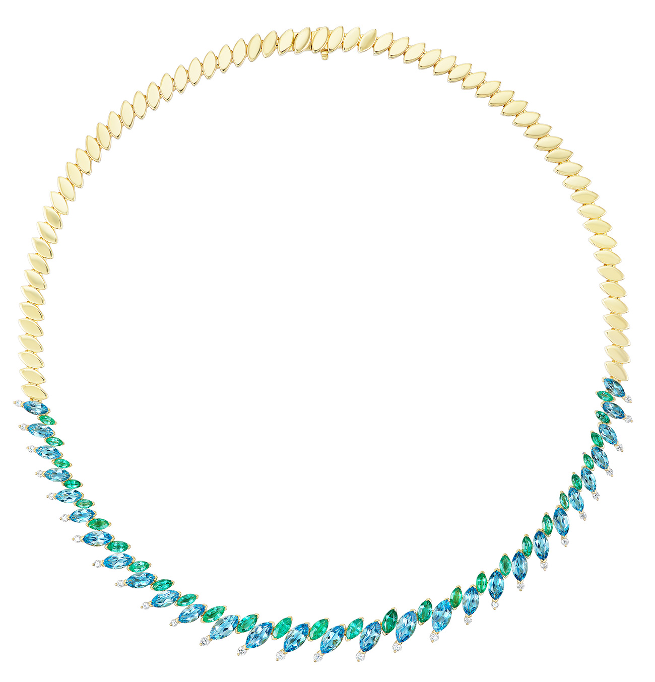 Emily P Wheeler Pollack Tennis Necklace