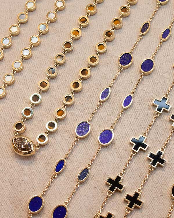 Gemstone Chain Necklaces Luis Morais Gemstone Chain Necklaces Luis Morais