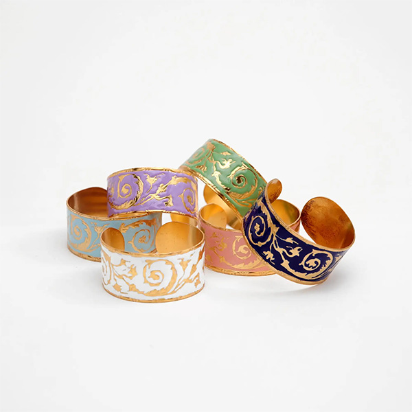 Giuliano Ricchi enamel bracelets