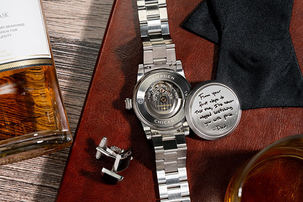 Hampden Casecap engraving Hampden Casecap engraving